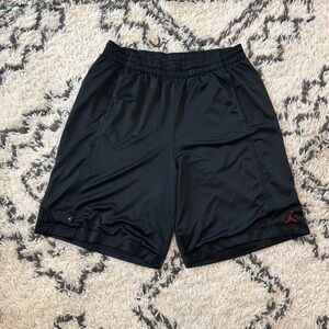 Men’s Nike Jordan Jumpman Black Athletic Basketball Shorts Size Large Retro